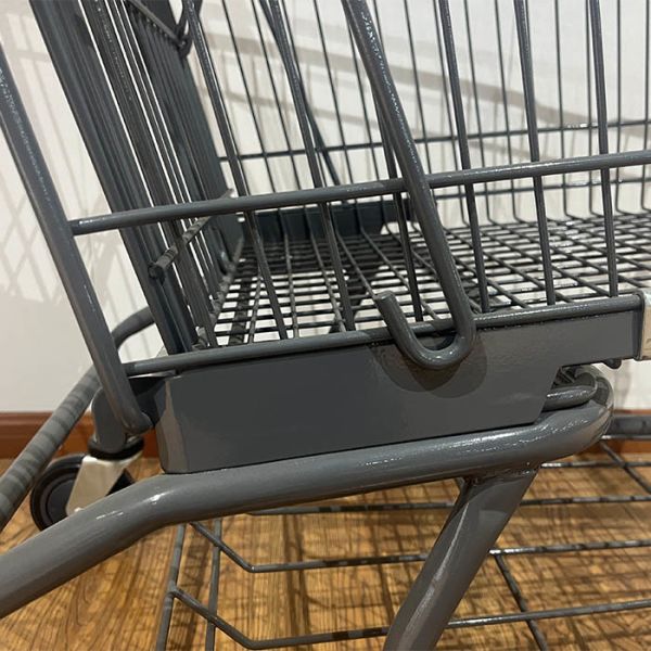 150L Store Carring Supermarket Pushcart Steel Shopping Cart