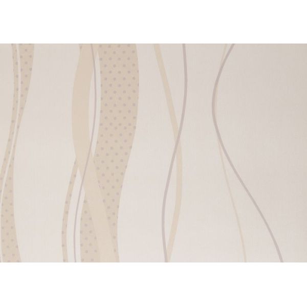 Home Decorating Modern Removable Wallpaper Light Refection with Beige Color
