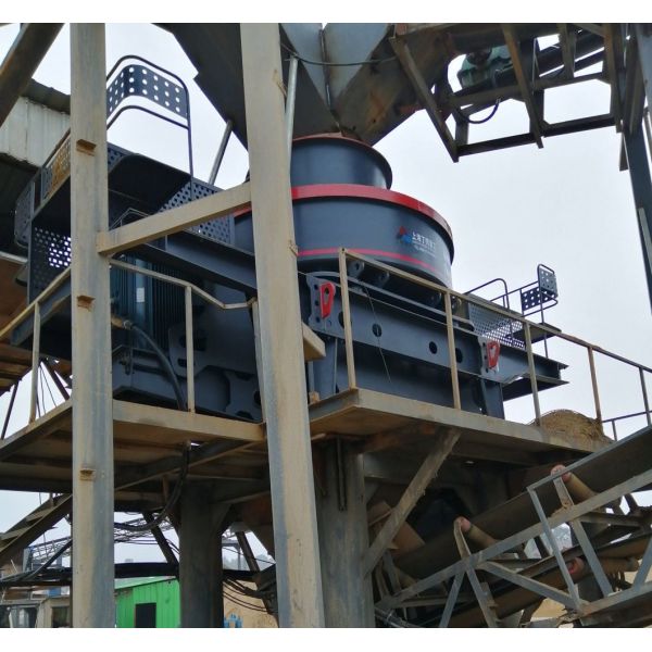 60-520tph Sand Vertical Shaft Impact Crusher for Construction Aggregate Inlet Size 40mm