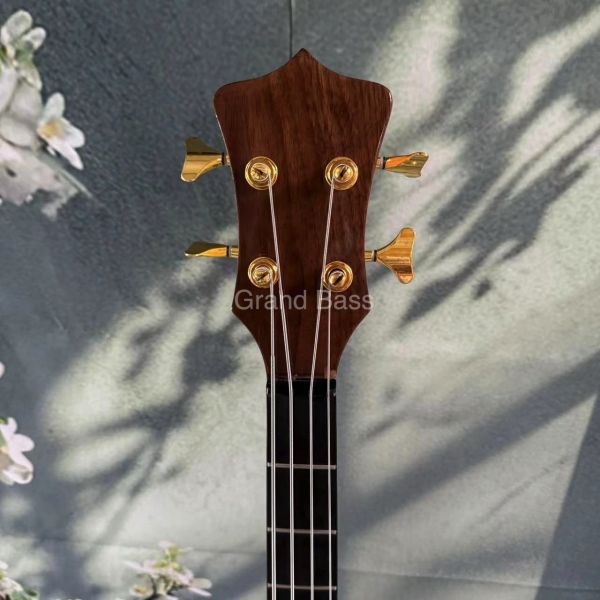 Custom Alembic Style Neck Through Body 4 Strings Electric Bass