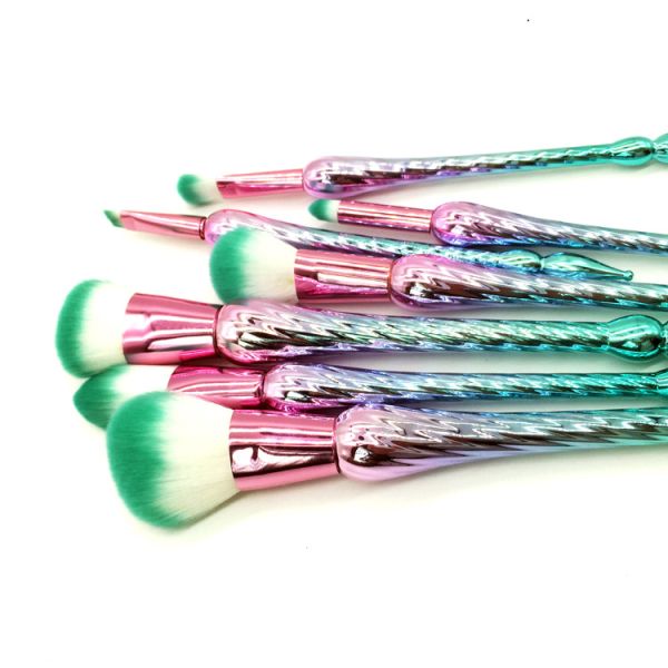 Promotion Private Label Best Quality 7Pcs Synthetic Hair Makeup Brushes Free Sample