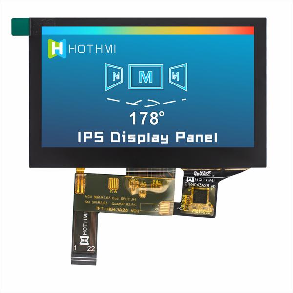4.3 Inch TFT LCD Display Module | Capacitive Touch Panel | Optical Bonding