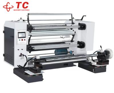 TC New High Quality Cheap PVC Fabric Paper Film Slitter Plastic Film Roll Slitting Machine