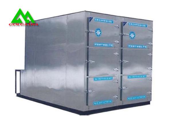 Stainless Steel Medical Refrigeration Equipment Mortuary Refrigerator Morgue Fridge