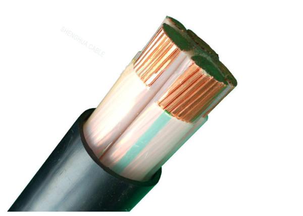 4 Core XLPE Insulated Power Cable With Fan Shaped Conductor Polypropylene Filler KEMA Certificate