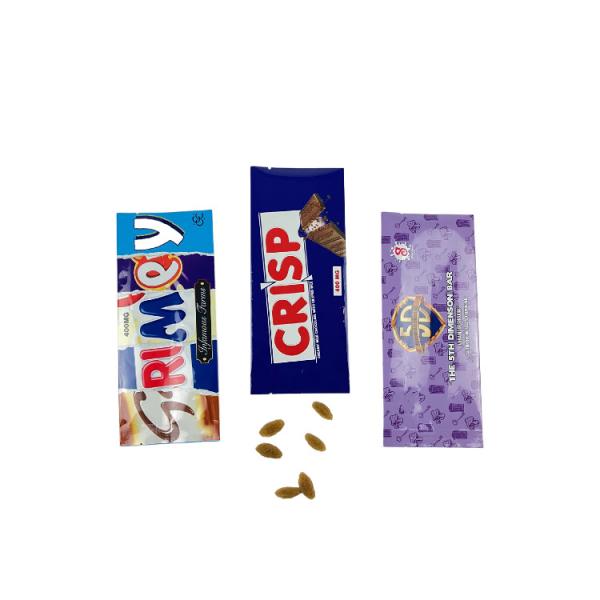 Custom Printed Plastic Bags Protein Bar Wrapper Packaging Stick Pouch Powder Chocolate Tea Coffee Back Seal Sachet