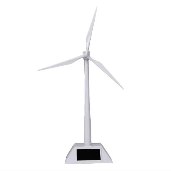 Small Plastic Solar Powered Wind Turbine Toy Science Educational Toys