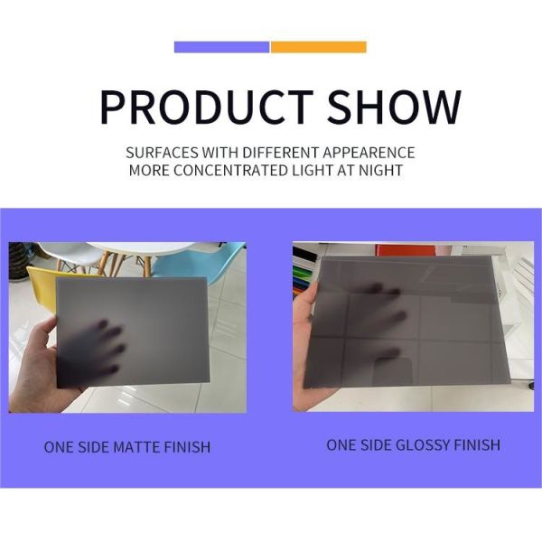 Duke Blue And White Day& Night Acrylic Sheet для рекламного дисплея светодиодных ламп