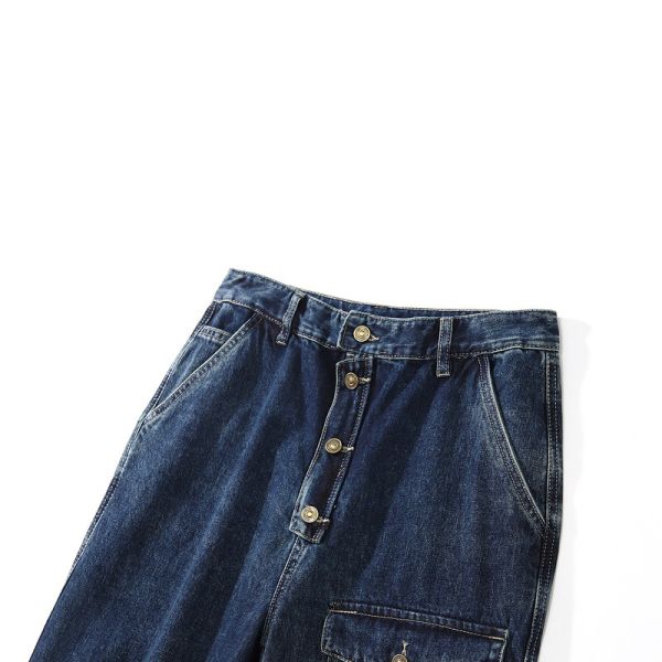 Брюки джинсовой ткани OEM с джинсами 100pcs MOQ груза карманов прямыми Bespoke фабрика