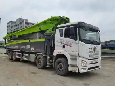 37 Meter FAW Usado Cimento Pump Truck Boom 2018Ano Branco Verde
