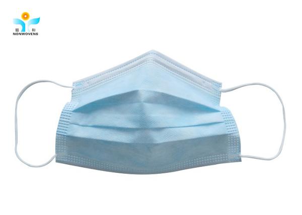 50 Pcs A Box 3 Ply Disposable Face Mask Ear Loop For Adult Daily Use