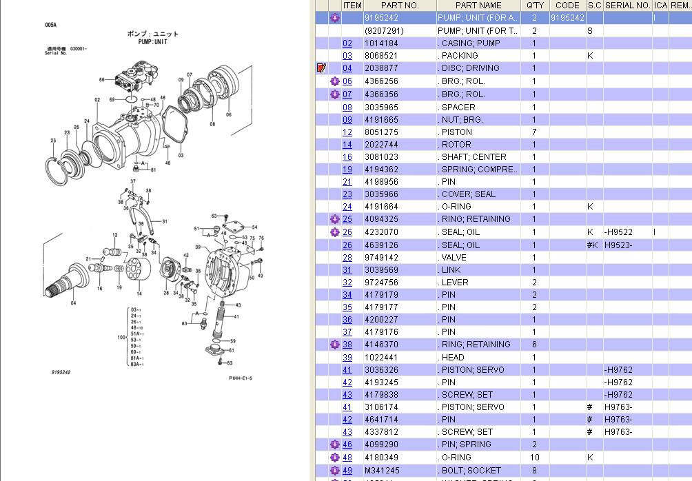 2022744 Hpv145 PUMP CYLINDER BLOCK HITACHI ZX350 EX300-5 EX300-3 zx330 zx360 zx330-3 zx360-3g  4KG  MAIN PUMP PARTS