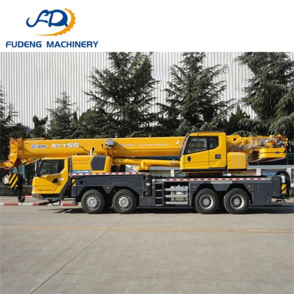 Professional Grade Used Wheel Truck Crane with XCMG XCT55 55Ton Mobile Truck Crane for Lifting