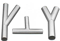 АСТМ A815 UNS S31803 Двойной стальной трубный соединитель 45 градусов Y боковой Tee