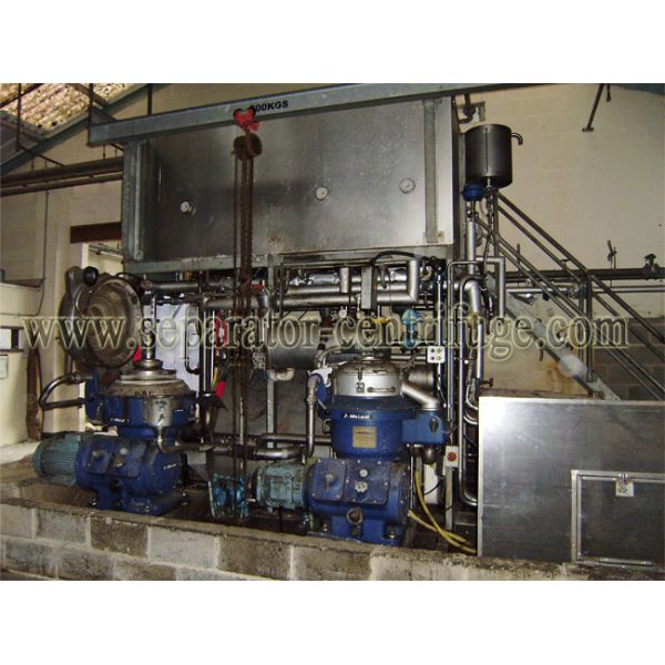 Separador-Centrifugadora de fabricación poner crema de la máquina de la lanolina centrífuga bifásica del disco