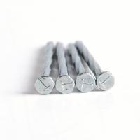 Concrete Angular Spiral Steel Nail 45# 55# Carbon Steel For Building
