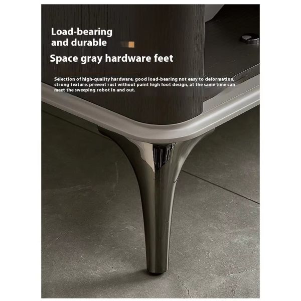 Modern Luxury Black Chrome Steel Sofa Legs Side Bedside TV Stand Feet Restaurant Hotel Living Room Bedroom School Metal Iron