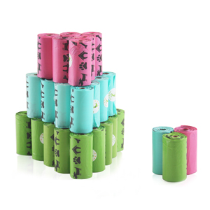 Plant-Based Dog Waste Bag | Home Compostable | Dispenser Refill Rolls | Unscented Leak Proof Poo Bags Eco Friendly bio