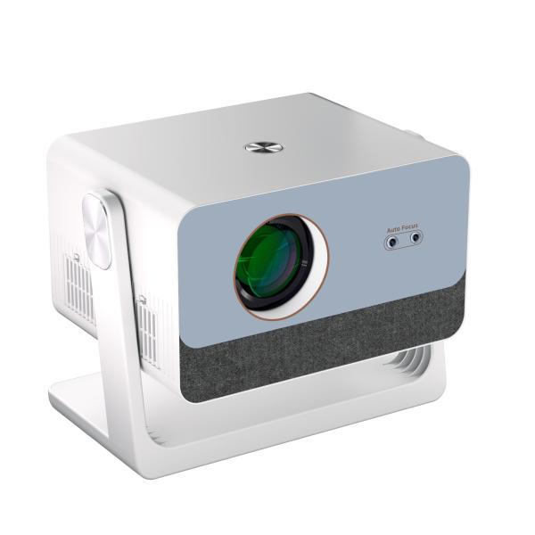 H5 White Google TV Projector 1080P Dust Free Google Licensed Home Theater Projector