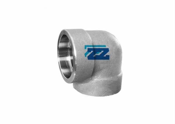 90 Degree Forged Steel Elbow , SW 1 6000 # DIN Galvanized Pipe Fittings