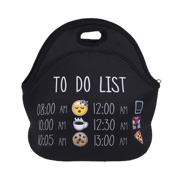 Fashion Neoprene Insulated Tote Lunch Bag For Kids Waterproof Cooler Tote Bag