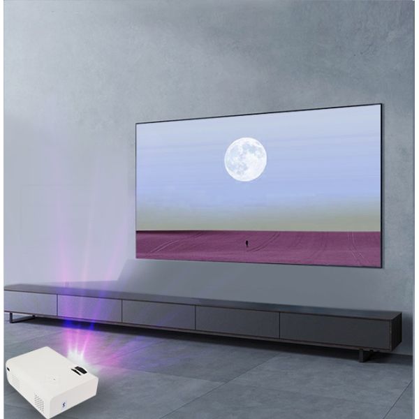 Репроектор 242*196*95mm 50000H LCD 1920 x 1080 мультимедиа портативный мини
