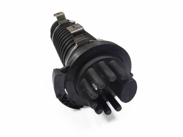 144 Cores Dome Fiber Optic Splice Cable Closure IP68 Heat Shrinkable Seal With Air Valves For Outdoor Underground