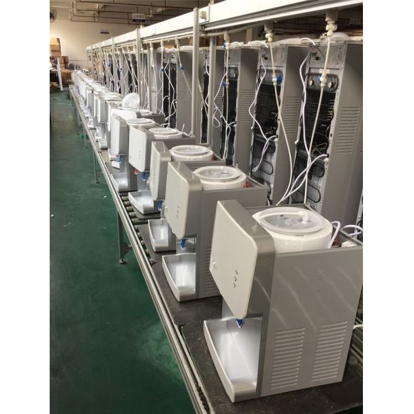 Freestanding POU Water Cooler , White Reverse Osmosis Hot Cold Water Dispenser