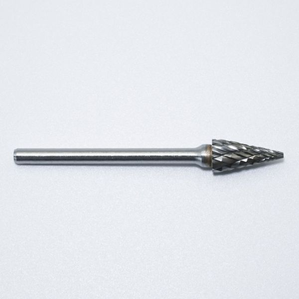 6mm Type M Tungsten Carbide Rotary Burr with 120° Point Angle and 3 Years