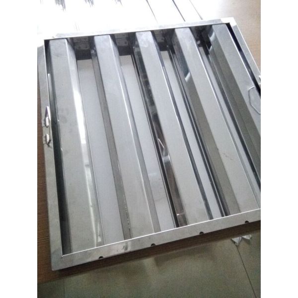 Indoor Baffle Grease Filters Stainless Steel Baffle Filters For Commercial Hoods