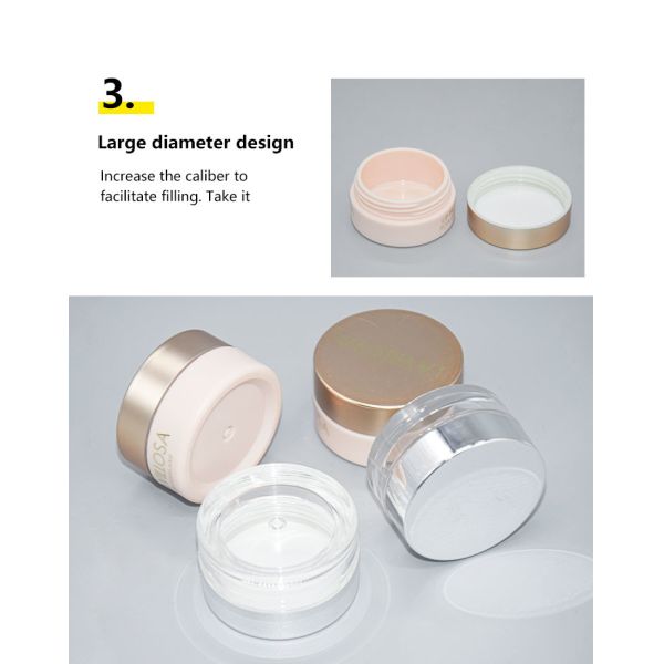 опарникы 5g PETG косметические с обработкой опарников бальзама губы крышек