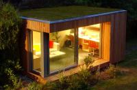 Soundproof Prefab Garden Studio Light Gauge Steel Structure Toilet Washbasin Garden Studio