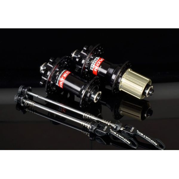 Novatec Hub D711SB D712SB ultra-light disc brake bearing MTB mountain bike hubs 28h 32h Red Black color with Skewers