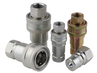 ISO Series Hydraulic Quick Couplings - Durable & Leak-Proof for Construction & Industrial Use