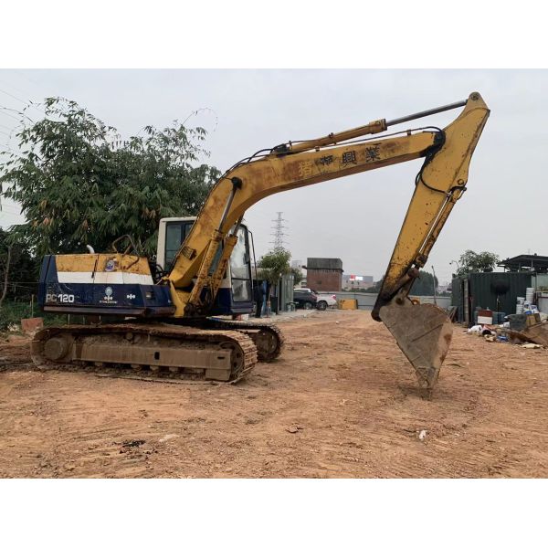 Подержанный экскаватор Komatsu PC120-5 12000KG Япония оригинальный насос