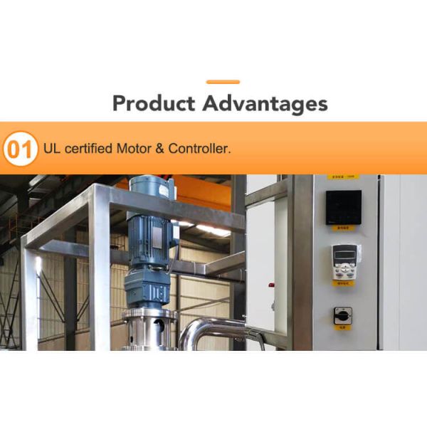 Decarboxylation Reactor TOPTION Glass & Stainless Steel Reactor