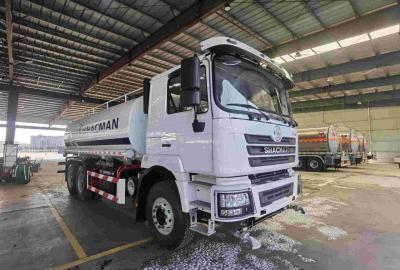 300hp Water Truck Tank SHACMAN F3000 6x4 Euroii White 2000 Gallon Water Truck