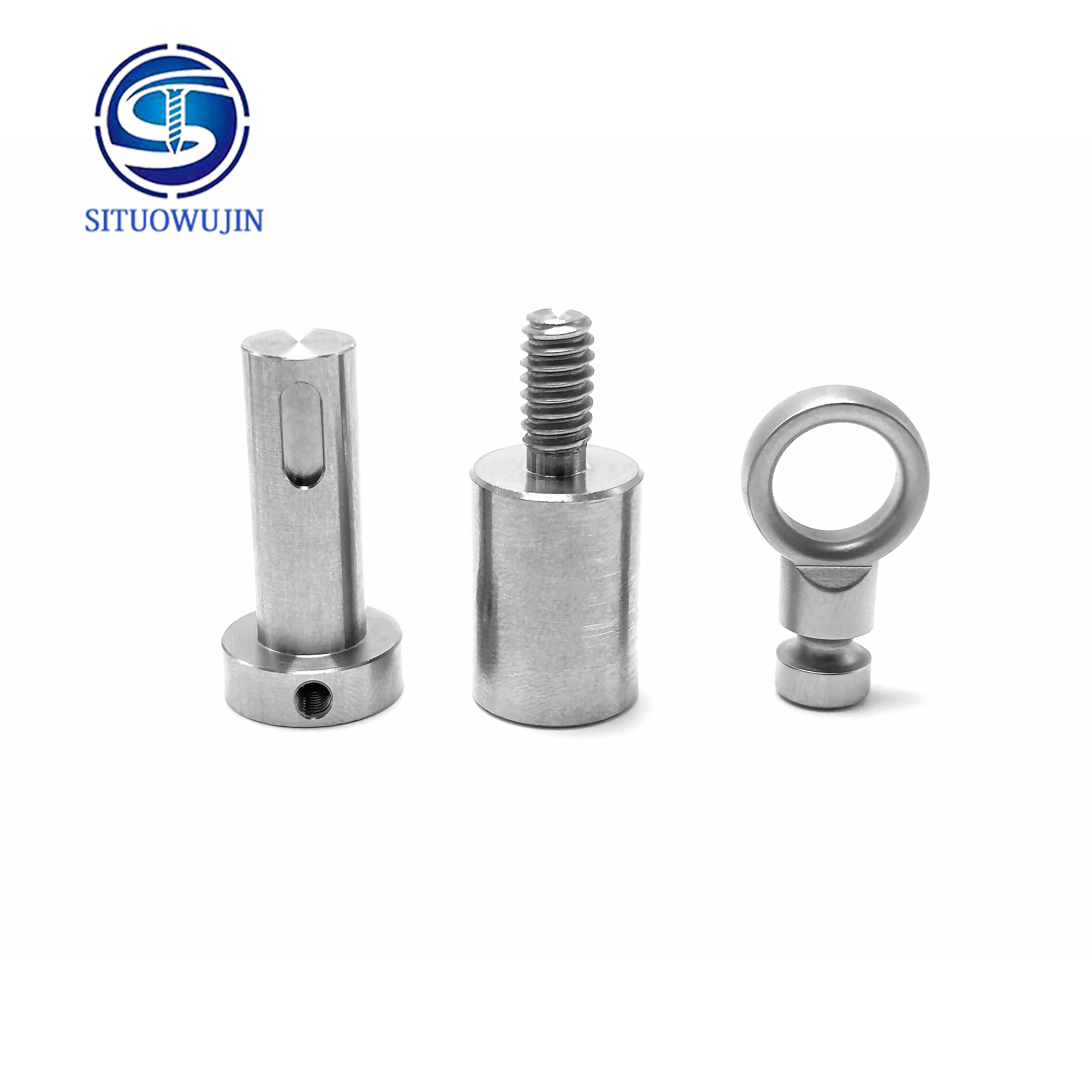 SS303 Stainless Steel M5 Screws Precision Arc Rings Custom CNC Processing