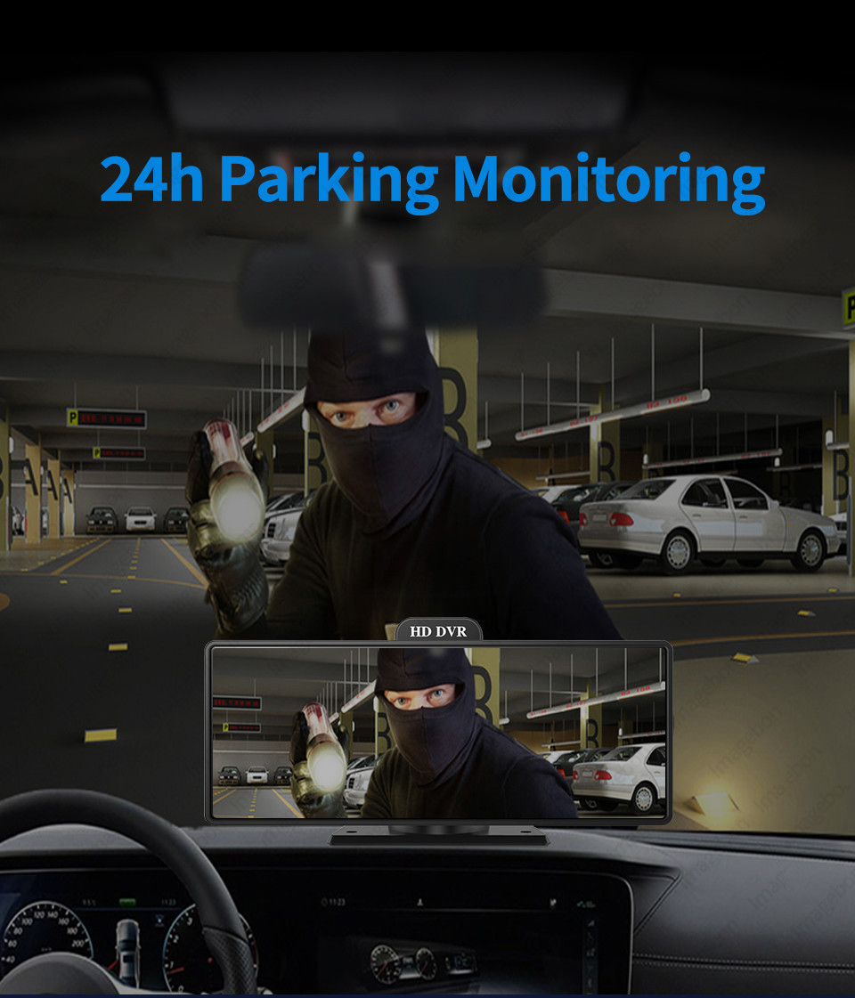 4K Android Auto ADAS WiFi Dash Cam AUX FM GPS 10,26