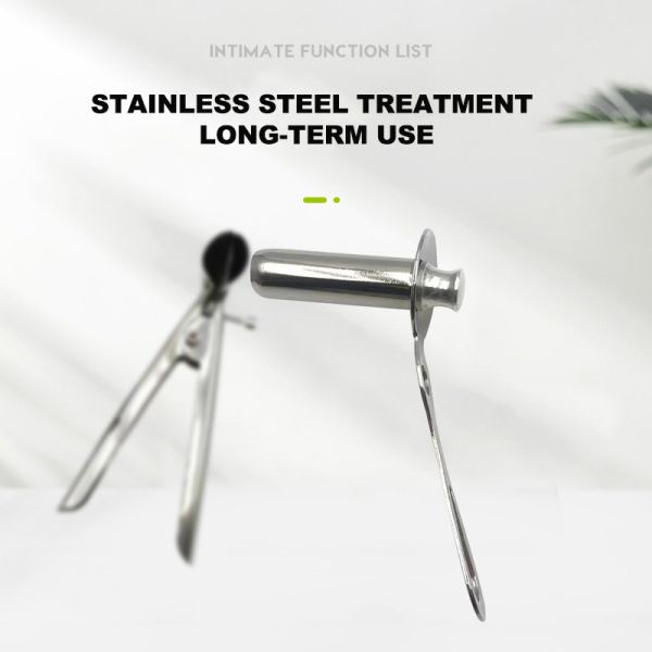 Stainless Steel Bullet Disposable Lighted Anoscope Anal Plug XXL