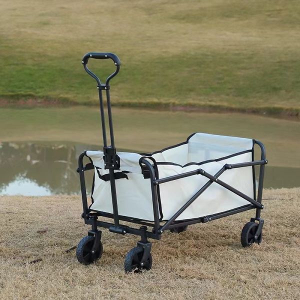 Large Capacity Garden Camping Cart with Four-wheel Design Collapsible and Folding