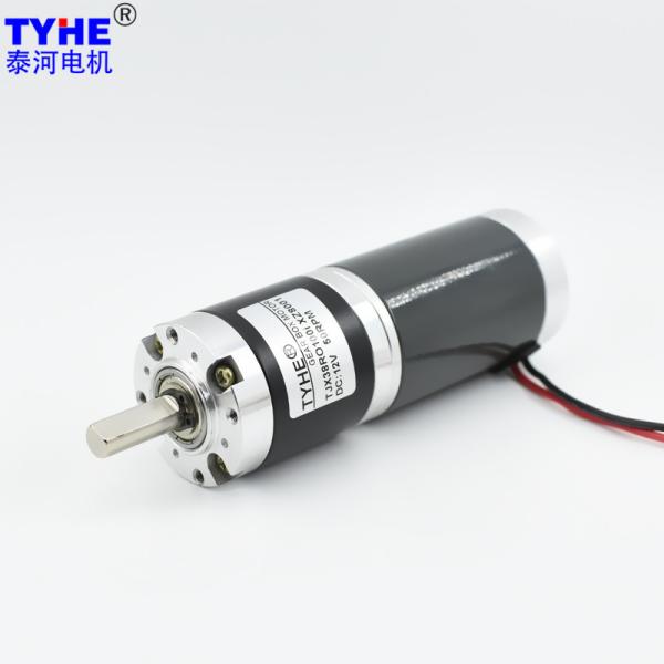 Steel Dc Planetary Gear Motor D38mm Plane Gearbox 24v 5nm