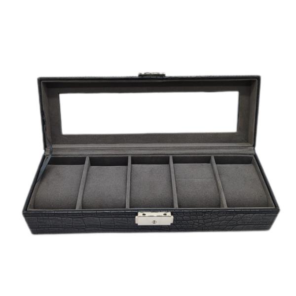 Hot Spot Full Carbon Fiber PU Leather Watch Box Watch Storage Box Display Watch Organizer Box