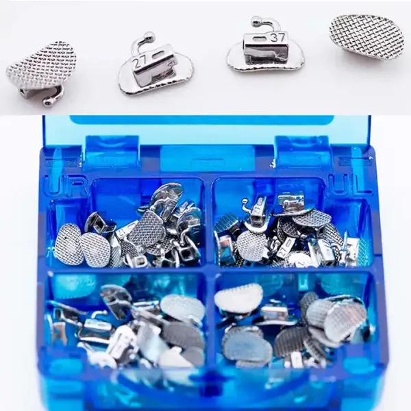 1st 2nd Bondable Single Molar Orthodontic Buccal Tube Metal Non Convertible