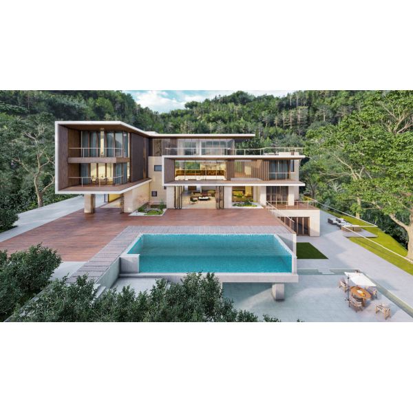 Плавательный бассейн, бассейн бассейна прозрачный стекловолокно мозаика акриловые панели с светодиодным освещением