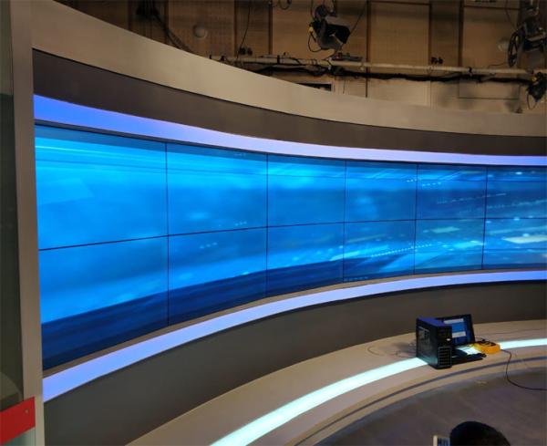 55Inch Zero Bezel Seamless HD LCD Video Wall Display For Mall TV Station