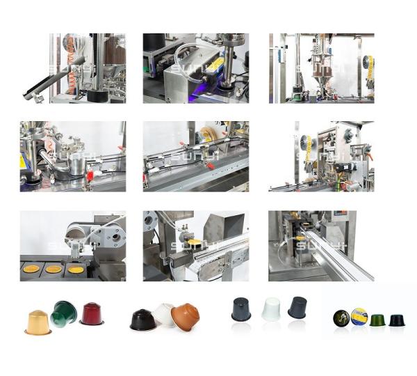 3000pcs/H Modo Mio Coffee Capsule Filling Machine