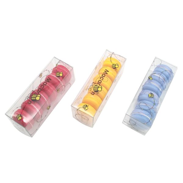 Plastic  PVC PET candy cookie custom 6pcs macaron packing gift packaging box Wholesale