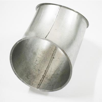 cotovelo da tubulação do soldado de 150mm 90 graus 45 graus para a coleção de poeira