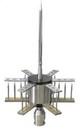 Stainless Steel 304 200KA Lightning Conductor Finial , Air Termination Rod ESE